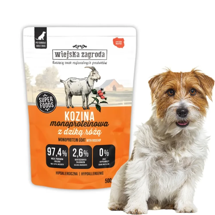 Wiejska Zagroda Kozina monobiałkowa 500g Mokra karma dla psa