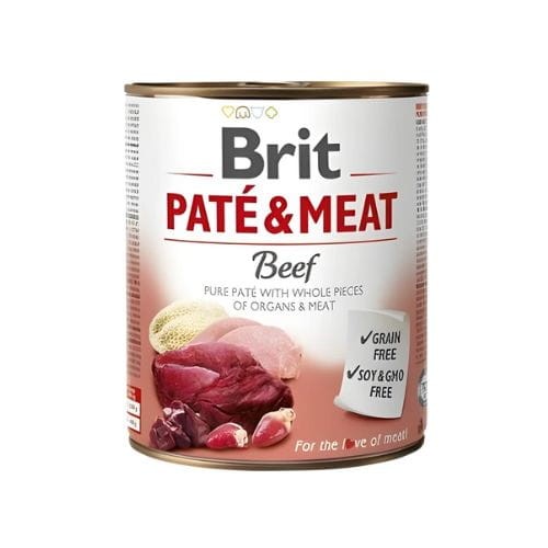 Brit Pate &amp; Meat Wołowina 800g Mokra karma dla psa zoomisia.jpg