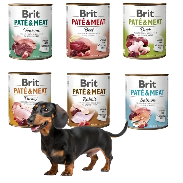 Brit Pate & Meat Wspaniały Mix Smaków 6x800g Mokra Karma dla Psa