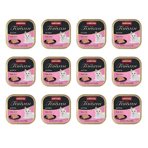 ANIMONDA Vom Feinsten Kitten Baby Pate 12x100g  mokra karma dla kociąt