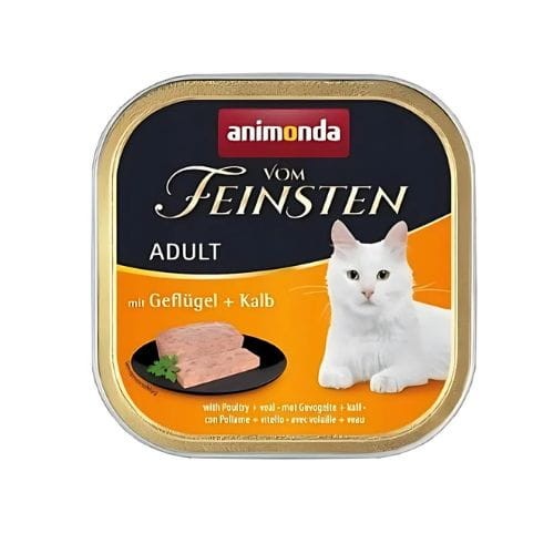 Animonda Vom Feinsten Classic 12x100g drób i cielęcina dla dorosłych kotów