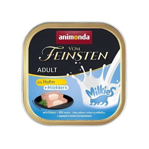 Animonda Vom Feinsten Milkies 12x100g kurczak z mlecznym nadzieniem dla kota