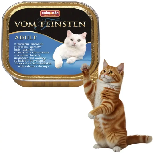 Animonda vom Feinsten Adult łosoś i krewetki 100g Mokra karma dla kota