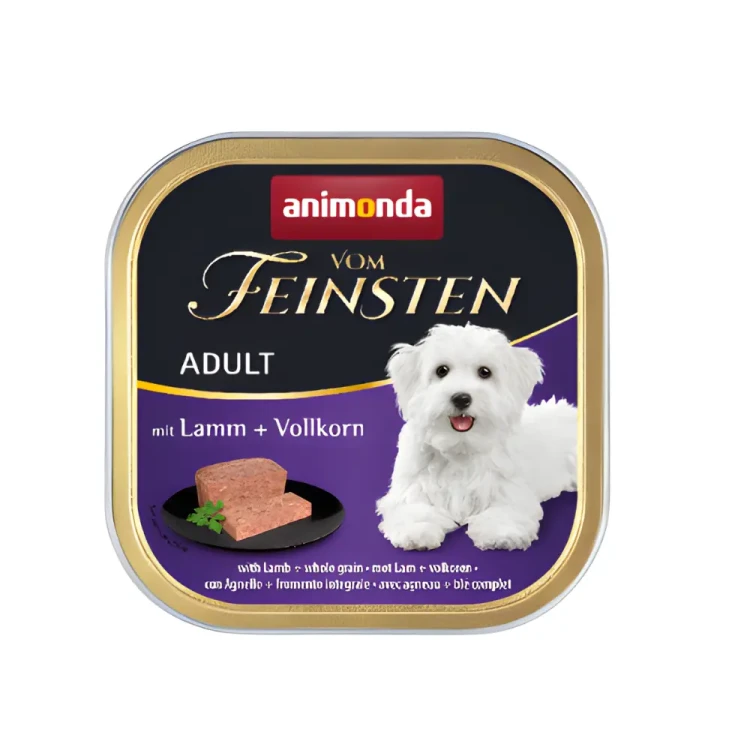 Animonda vom Feinsten Adult Jagnięcina i ziarna 24x150g Mokra karma dla psa