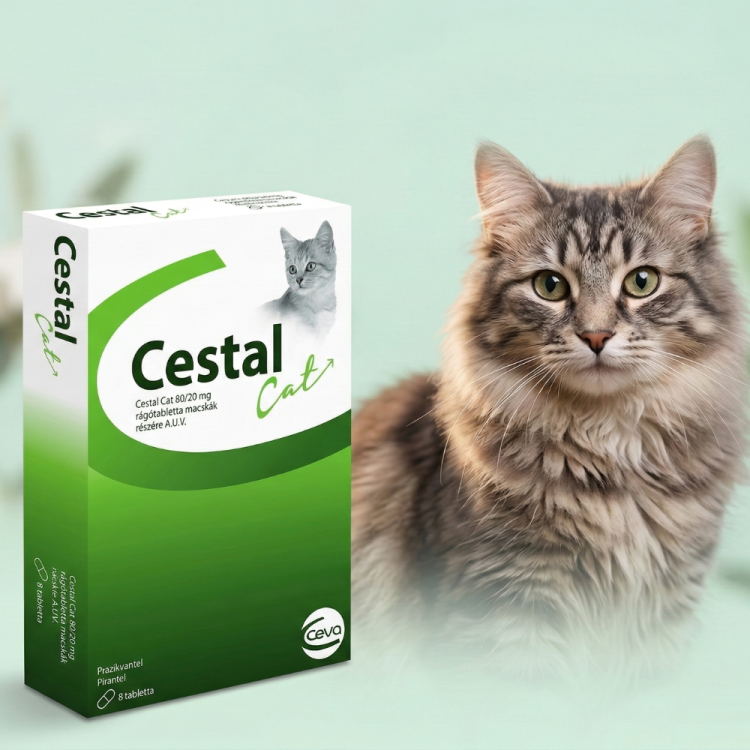 Ceva Cestal Cat 8 szt. tabletki na odrobaczanie dla kota od 6 tygodnia