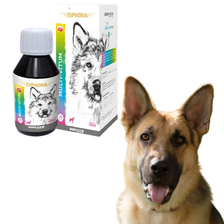 EUPHORIA Multi Vitum DOG 100 ml na odporność witaminy