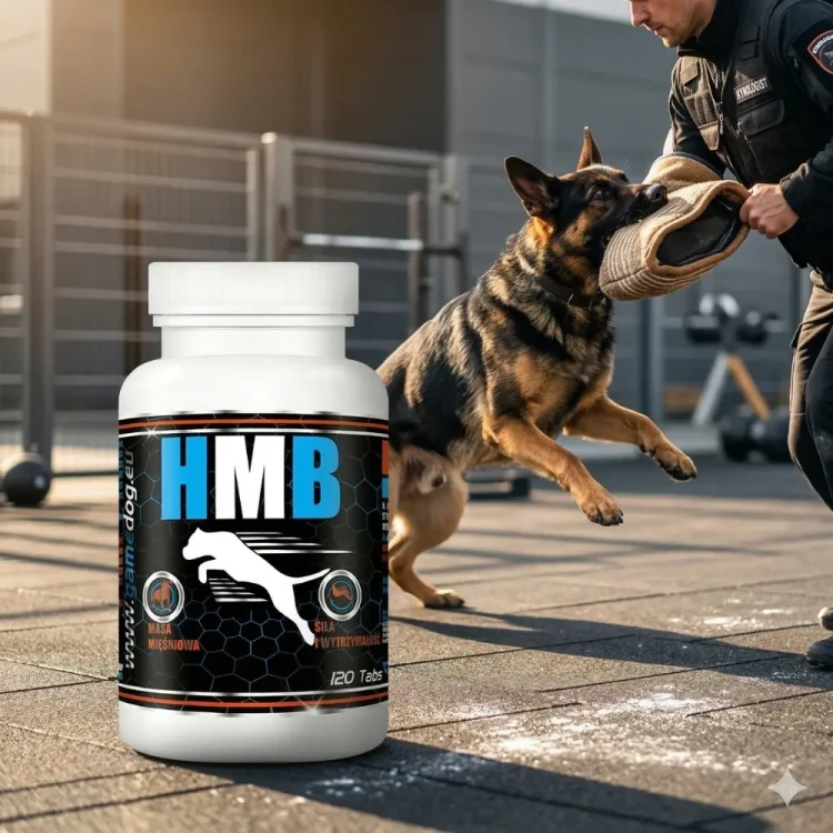 Game Dog HMB 120 tabletek na masę mięśniową dla psa sportowego i seniora