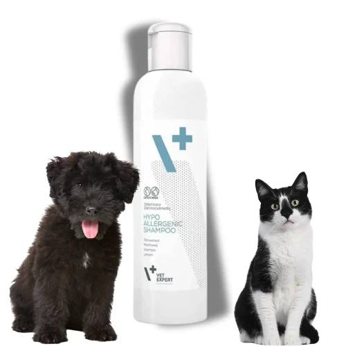 VetExpert Hypoallergenic Shampoo 250ml Szampon dla psa i kota do skóry wrażliwej