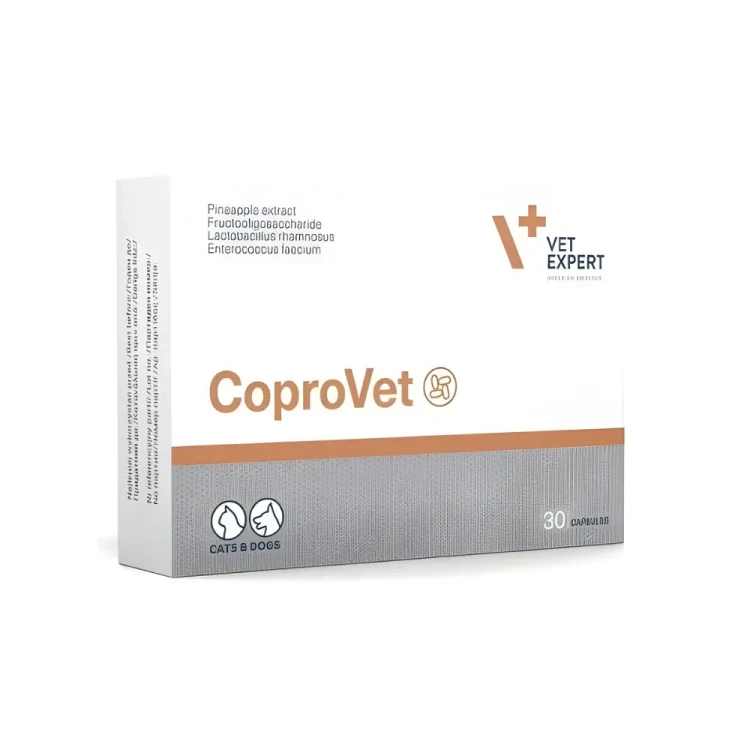 VetExpert Coprovet 30 kaps. przeciw zjadaniu odchodów dla psa i kota