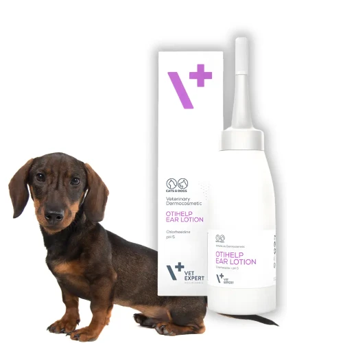 VetExpert Otihelp 75ml Emulsja do uszu dla psa i kota na stan zapalny