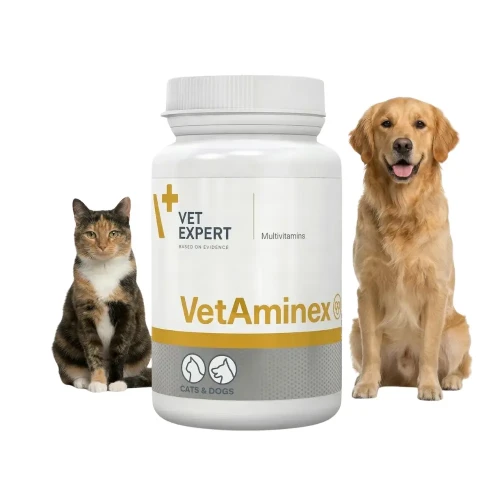 VetExpert VETAMINEX 60 kaps.Witaminy i minerały dla psa i kota Twist Off
