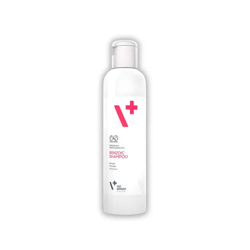 VetExpert Benzoic Shampoo 250ml Szampon dla psa i kota na  łojotok tłusty