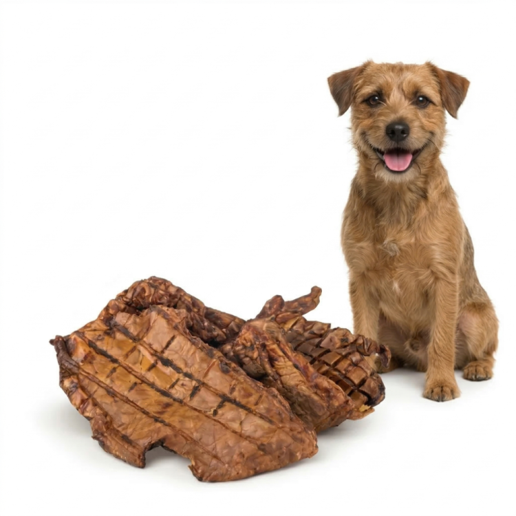 Bello & Friends Płuca Wieprzowe 1kg Naturalne suszone przysmaki dla psa