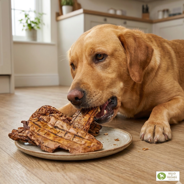 Bello & Friends Płuca Wieprzowe 1kg Naturalne suszone przysmaki dla psa