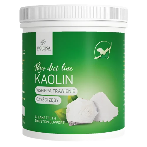 POKUSA KAOLIN dla PSA i KOTA 200g Zęby Biegunka