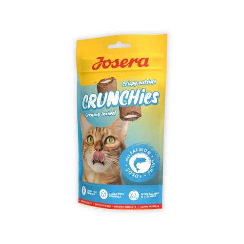 Josera Crunchies Salmon 60g Przysmaki z łososiem dla kota
