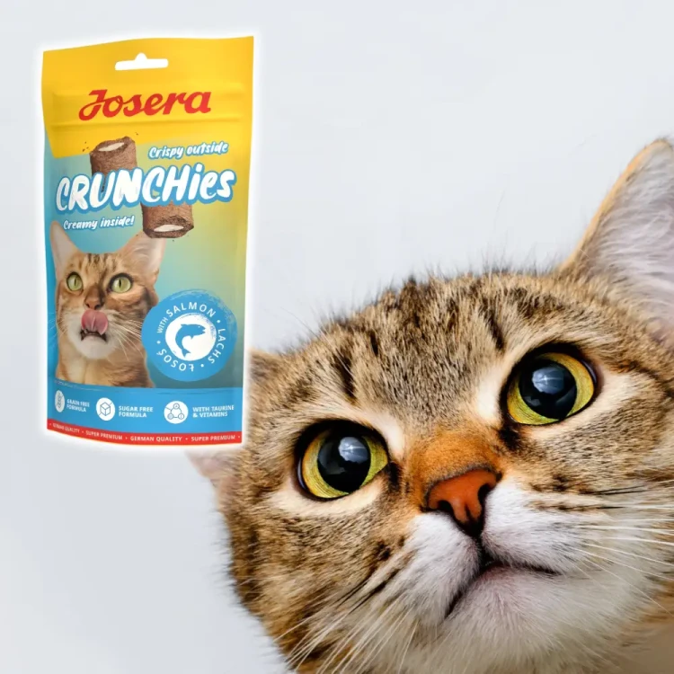 Josera Crunchies Salmon 60g Przysmaki z łososiem dla kota