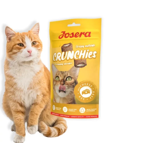 Josera Crunchies Cheese 60g Przysmaki z serem dla kota