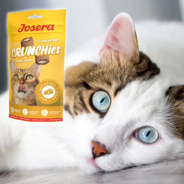Josera Crunchies Cheese 60g Przysmaki z serem dla kota