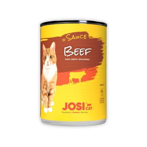 JosiCat Wołowina w Sosie 415g Mokra karma dla kota w puszce