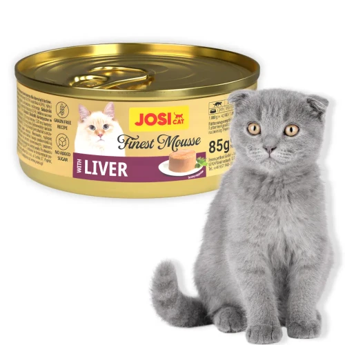 JosiCat Finest Mus z Wątróbką 85g Mokra karma dla kota