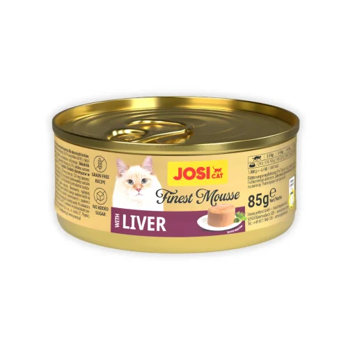JosiCat Finest Mus z Wątróbką 85g Mokra karma dla kota