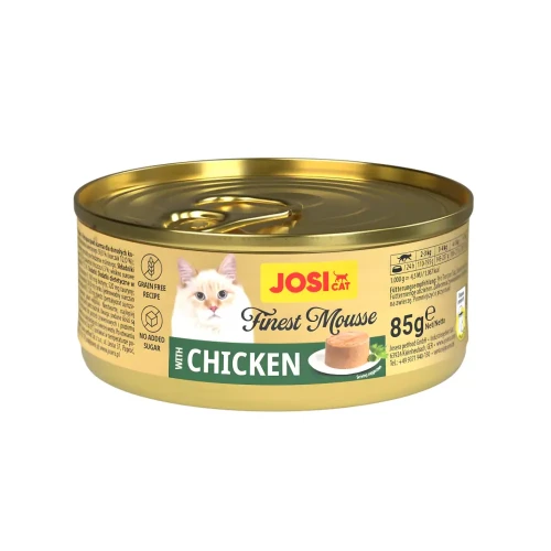JosiCat Finest Mus z Kurczakiem 85g Mokra karma dla kota