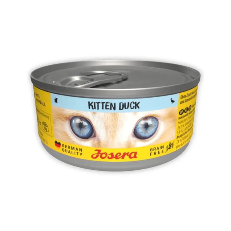 Josera Kitten Kaczka 85g Mokra karma dla kociąt bezzbożowa w sosie
