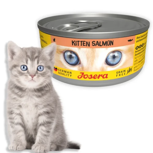 Josera Kitten Łosoś 85g Mokra karma dla kociąt bezzbożowa w sosie
