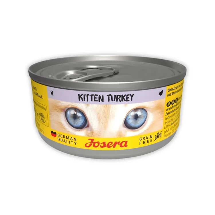 Josera Kitten Indyk 85g Mokra karma dla kociąt bezzbożowa w sosie