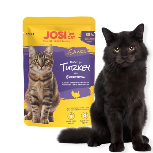 Josera JosiCat bogaty w indyka w sosie  85 g