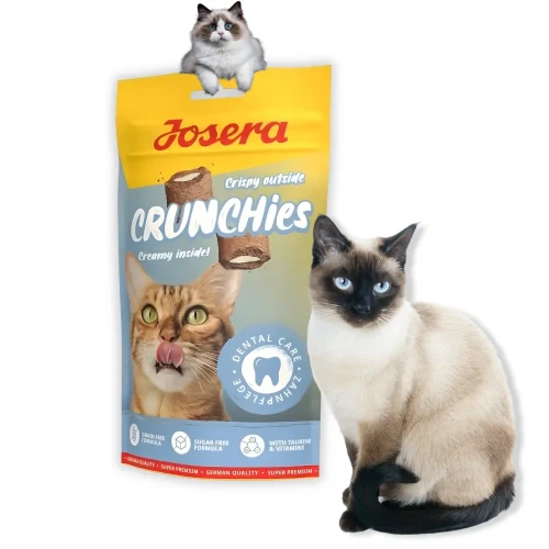 Josera Crunchies Dental 60g Przysmaki dla kota na zęby i kamień nazębny