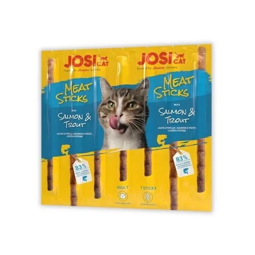 JosiCat Meat Sticks 35g Przysmaki z łososiem i dorszem dla kota