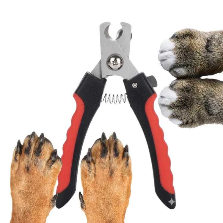 NUXIE Obcinaczki obcinacz do pazurów dla psa i kota z blokadą