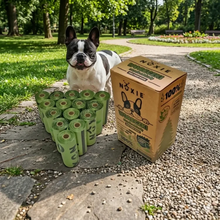 NUXIE Woreczki na psie odchody biodegradowalne bio 10 rolek 150szt