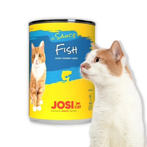JosiCat Ryba w Sosie 12x415g Mokra karma dla kota w puszce