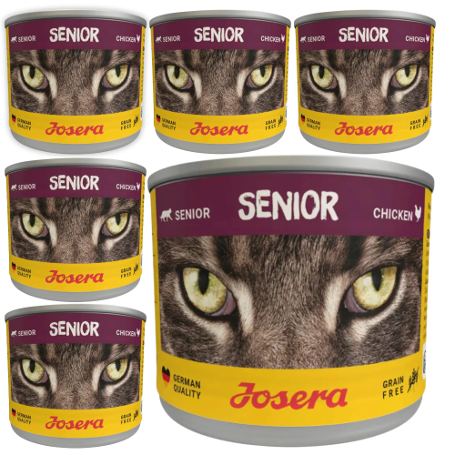 Josera Senior Kurczak 6x200g Mokra karma dla kota starszego bezzbożowa