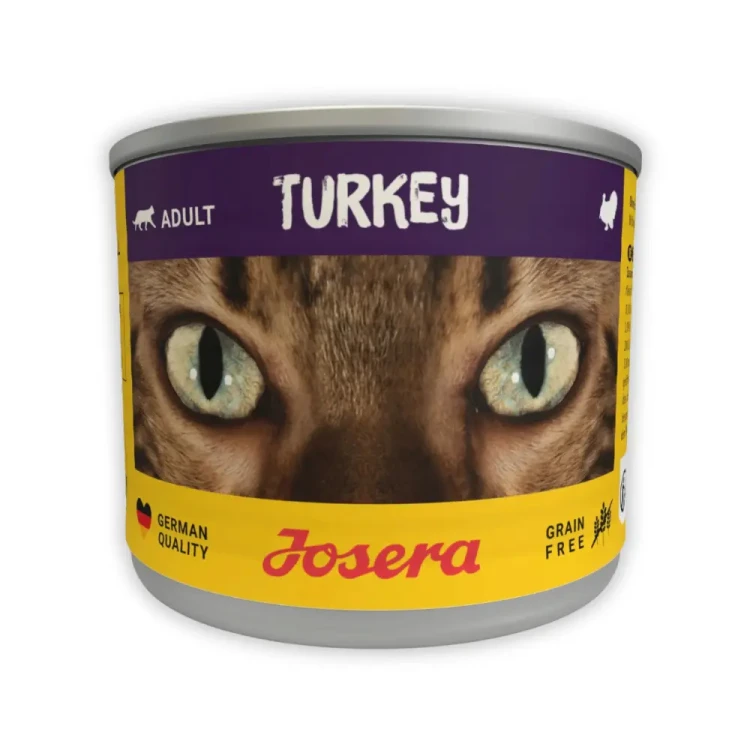 Josera Adult Indyk 6x200g Mokra karma dla kota bezzbożowa w puszce