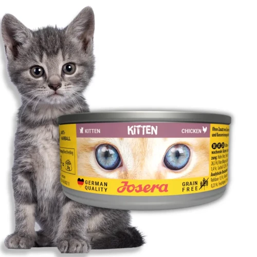 Josera Kitten Kurczak 6x85g Mokra karma dla kociąt bezzbożowa w sosie