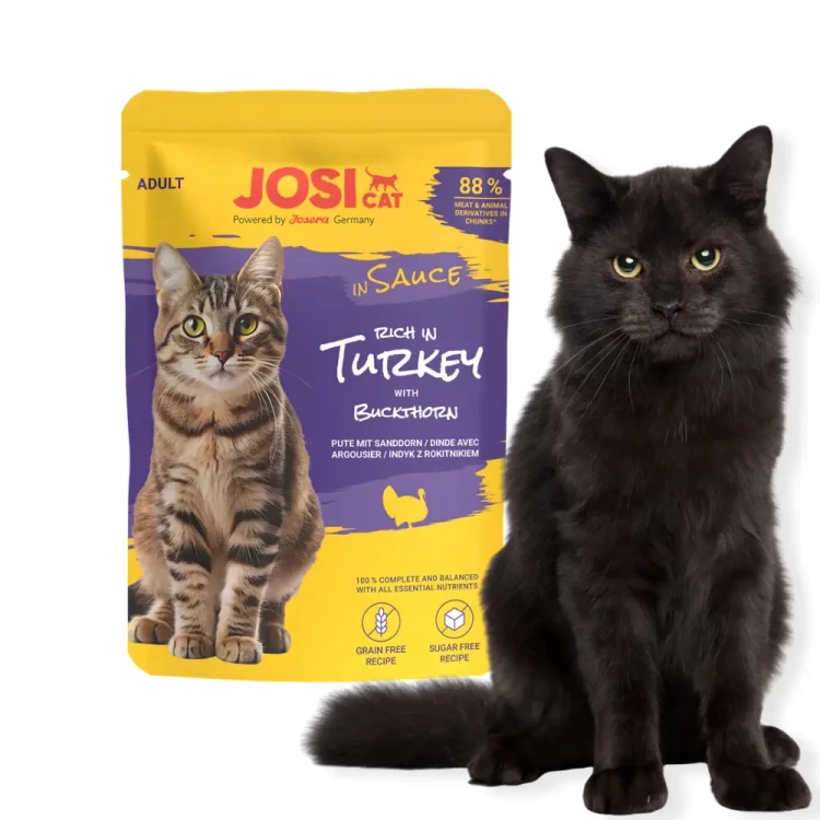 Josera JosiCat bogaty w indyka w sosie  6x85 g