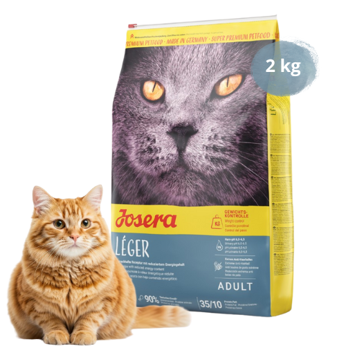 Josera Leger 2 kg  Bezzbożowa karma dla kotów o obniżonej aktywności