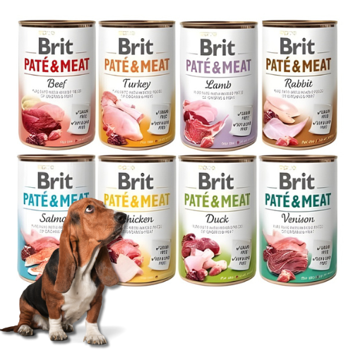 Brit Pate & Meat Mix smaków 16x400g Mokra karma dla psa