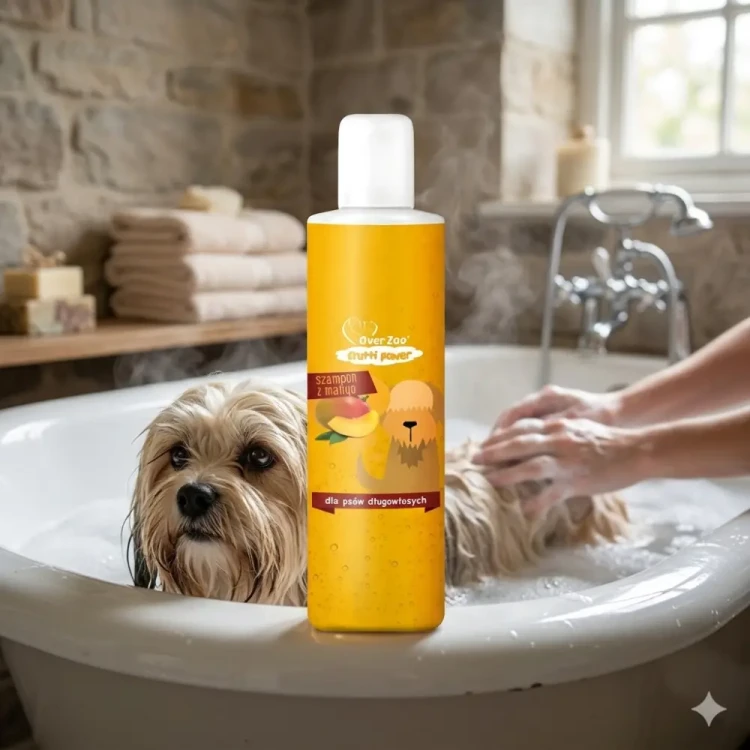 Over Zoo Frutti Power Szampon z Mango 200ml Odżywczy dla psów długowłowych
