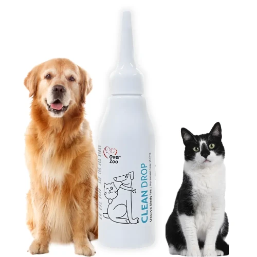 Over Zoo Clean Drop 60ml Preparat usuwający ślady łez dla psa i kota