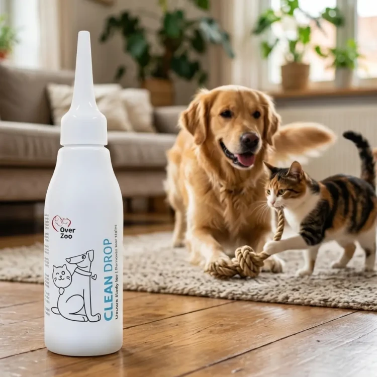 Over Zoo Clean Drop 60ml Preparat usuwający ślady łez dla psa i kota