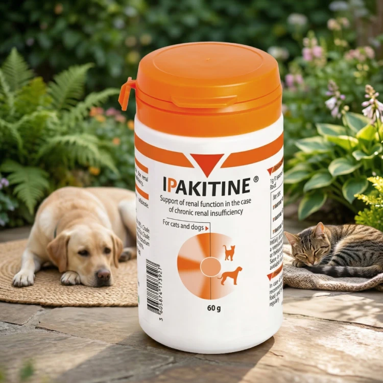 Vetoquinol Ipakitine 60g specjalistyczny preparat na nerki dla psa i kota
