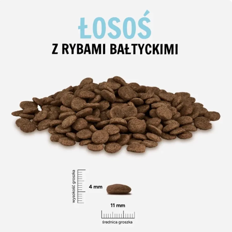 Paka Zwierzaka Łosoś z rybami bałtyckimi M 3kg bezzbożowa sucha karma dla psa