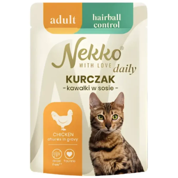 Nekko Daily mix smaków w Sosie 12x85g mokra karma dla kota adult
