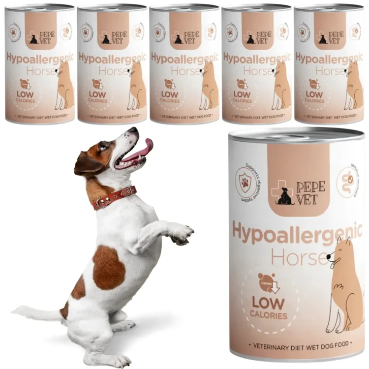 Pepe Vet Hypo Konina 6x400g Karma Mokra pies