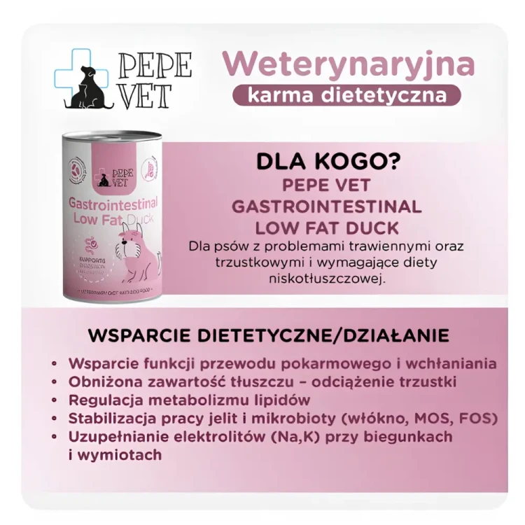 pepe-vet-gastrointestinal-low-fat-kaczka-trzustka.webp